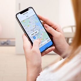 Lokalizacja GPS w aplikacji Bezpieczna Rodzina